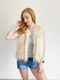 Hei Hei Anthropologie Faux Fur Vest Small