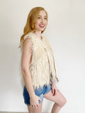 Hei Hei Anthropologie Faux Fur Vest Small