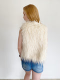 Hei Hei Anthropologie Faux Fur Vest Small