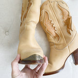Zodiac Vintage Leather Western Boots 7.5
