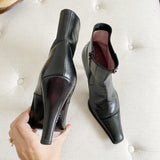 Paciotti Leather Pointed Toe Boots 37.5