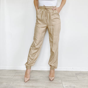 Divided by H&M Tan Joggers NWT size 2