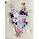 Aerie Two Piece Swim Set Hi Cut Cheeky