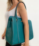 Kate Spade Teal Tote Bag with Wallet Set