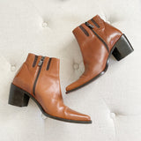 Donald J Pliner Tanith Leather Boots 7.5