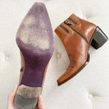 Donald J Pliner Tanith Leather Boots 7.5