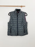LOFT Ann Taylor Polka Down Puffer Vest Medium