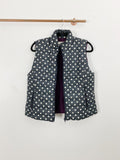 LOFT Ann Taylor Polka Down Puffer Vest Medium