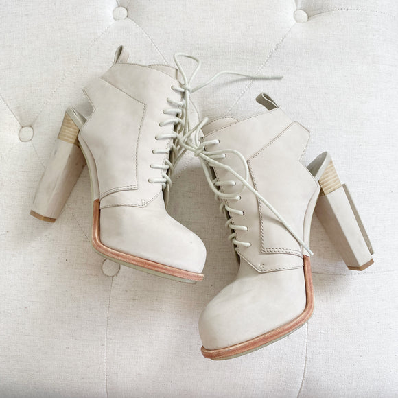 Alexander Wang Dakota Cutout Lace-up Ankle Heel boots 38