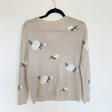 Xhilaration Knit Floral Sweater Small