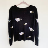 Xhilaration Knit Floral Sweater Medium