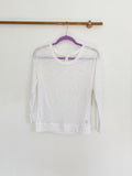 Balance Collection White Net Long Sleeve NWT XS