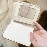 Coach Leather Snap Two-toned Wallet