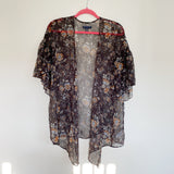 American Eagle Sheer Floral Kimono Coverup XS/S