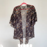 American Eagle Sheer Floral Kimono Coverup XS/S