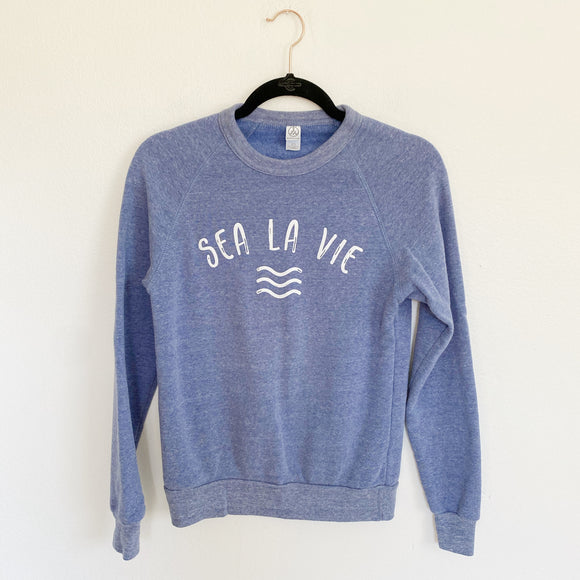 Sea La Vie Fleece Pullover Sweatshirt XS