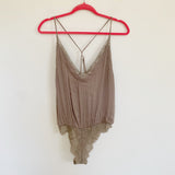 Free People Intimately Silk Lace Bodysuit one-piece Small