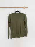 Banana Republic Cashmere Blend Olive Sweater XXS