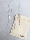 PIANEGONDA Necklace and Earring Sterling Silver Set
