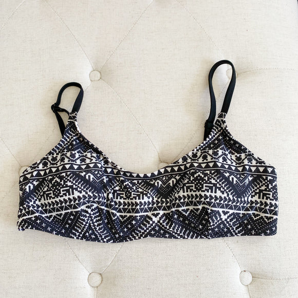 Xhilaration Printed Bikini Swimsuit Top XL