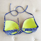Victoria's Secret Printed Bikini Swim Top 36D