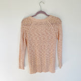 Charolette Russe Knit Blush Sweater Small