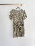 H&M Snakeskin Tee Dress size Medium