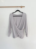 Wantable Fleece Open-back Long Sleeve size Medium