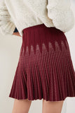 Anthropologie MAEVE Plum Corie Pleated Skirt NWT Small