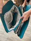 Kate Spade Teal Tote Bag with Wallet Set