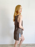 MOD REF Henley Olive Tank Top Large