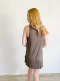 MOD REF Henley Olive Tank Top Large