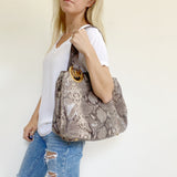 Michael Kors Snakeskin Shoulder Tote Bag