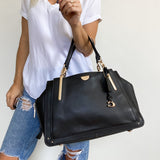 COACH the Dreamer Bag Black Leather Satchel