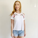 American Eagle Soft Sexy Embroidered Top Small