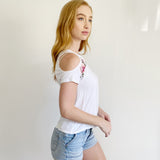 American Eagle Soft Sexy Embroidered Top Small