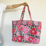 Vera Bradley Large Pink Tote Duffle Bag