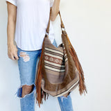 Patricia Wolf Western Fringe Hobo Bag Retails $345.00