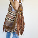 Patricia Wolf Western Fringe Hobo Bag Retails $345.00