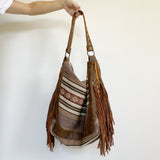 Patricia Wolf Western Fringe Hobo Bag Retails $345.00