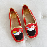 Tory Burch Coco Tropical Espadrille Slip on Flats