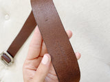 The LIMITED brown Leather Belt size Large