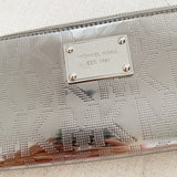 Michael Kors Metallic Patent Leather Zip Wallet