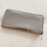 Michael Kors Metallic Patent Leather Zip Wallet