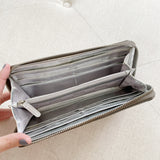 Michael Kors Metallic Patent Leather Zip Wallet