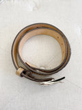JUSTIN Western Leather Nude Tan Belt size 32