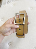 JUSTIN Western Leather Nude Tan Belt size 32