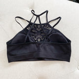 Reel Legends Black Sports Bra Active Top Medium