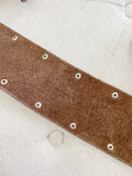 Vintage BBC Leather Brown Wide Belt