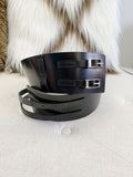 MODA International Saddle Leather Wide Italian Belt Small
